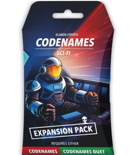 Okładka gry Tajniacy: Sci-Fi Expansion Pack