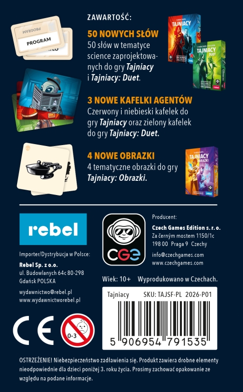 Grafika 4 — Tajniacy: Science fiction