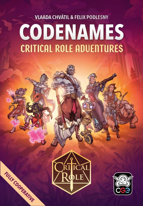 Okładka gry: Tajniacy: Critical Role Adventures