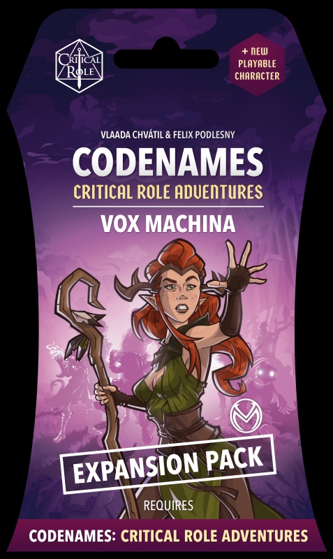 Okładka gry: Tajniacy: Critical Role Adventures - Vox Machina