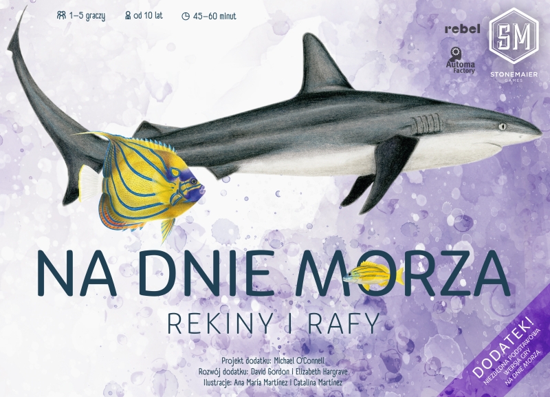 Okładka gry: Na dnie morza: Rekiny i rafy