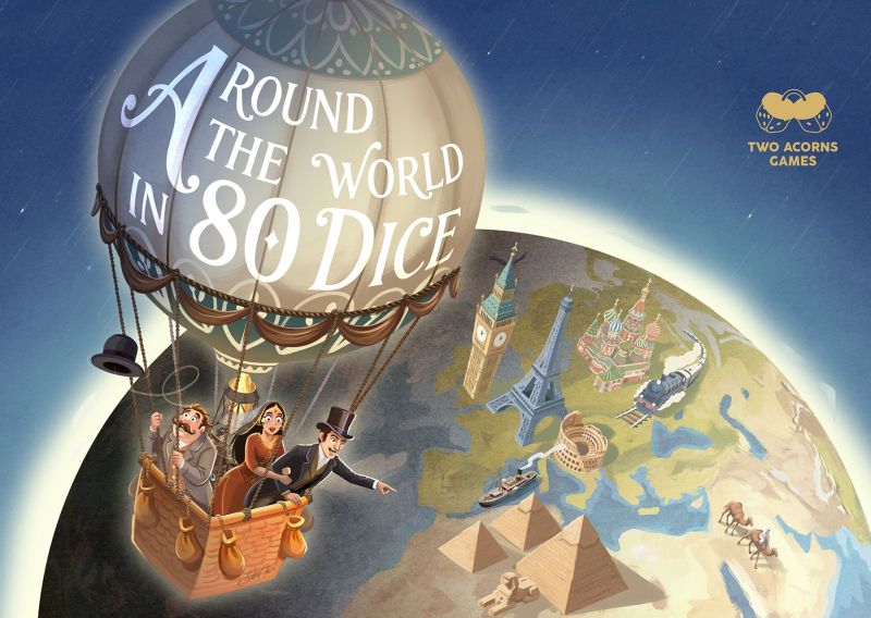 Okładka gry: Around the World in 80 Dice