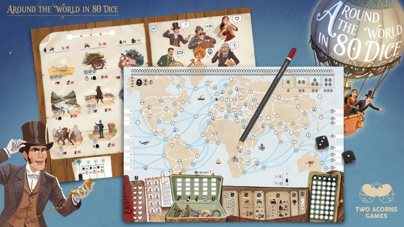 Grafika 2 — Around the World in 80 Dice