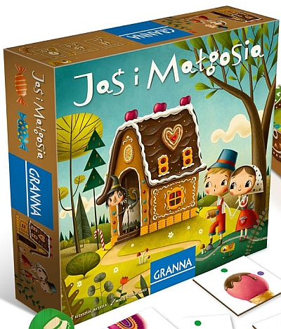 Okładka gry: Jaś i Małgosia