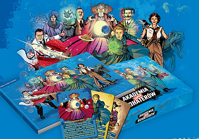 Okładka gry: Akademia Superbohaterów