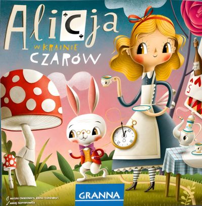 Okładka gry: Alicja w Krainie Czarów