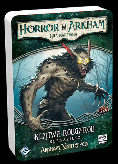 Okładka gry: Horror w Arkham LCG: Klątwa Rougarou