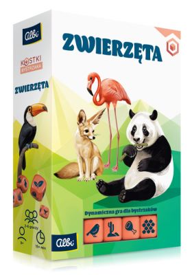 Okładka gry: Kostki bystrzaka - Zwierzęta