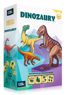 Okładka gry: Kostki bystrzaka - Dinozaury