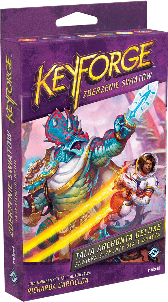 Okładka gry: KeyForge: Zderzenie Światów - Talia deluxe