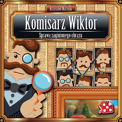 Okładka gry: Komisarz Wiktor: Sprawa zaginionego obrazu