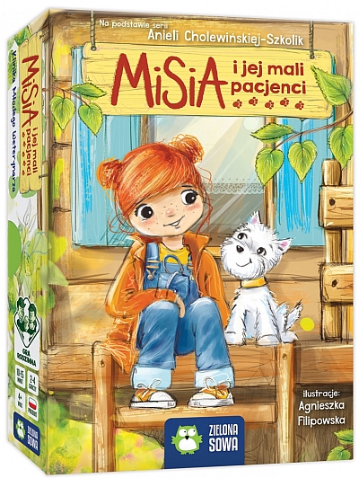 Okładka gry: Misia i jej mali pacjenci. Klinika Młodego Weterynarza