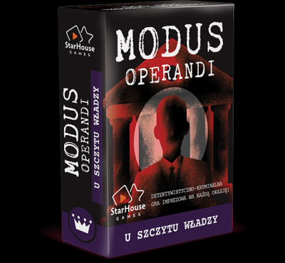 Okładka gry: Modus Operandi: U szczytu władzy