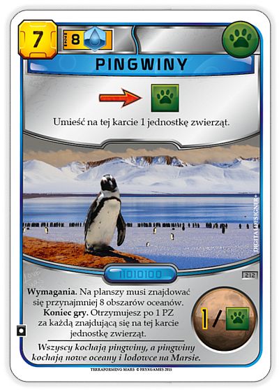 Okładka gry Terraformacja Marsa: Pingwiny