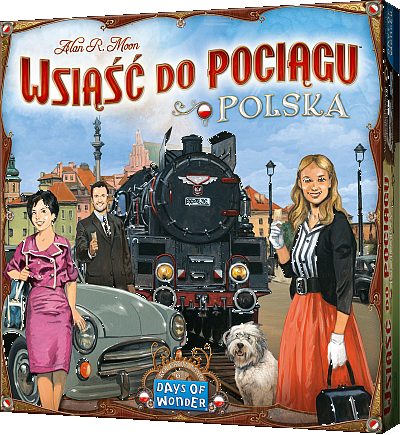 Okładka gry: Wsiąść do Pociągu: Kolekcja Map 6.5 - Polska