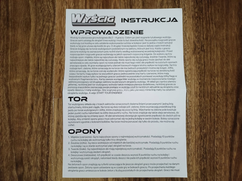 Grafika 6 — Wyścig