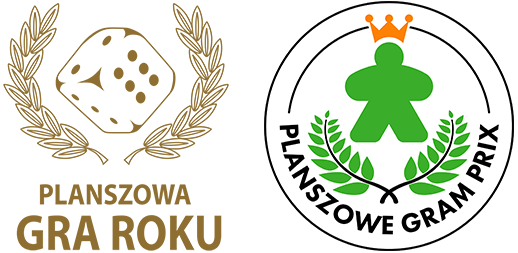 Logotypy Planszowa Gra Roku i Planszowe Gram Prix